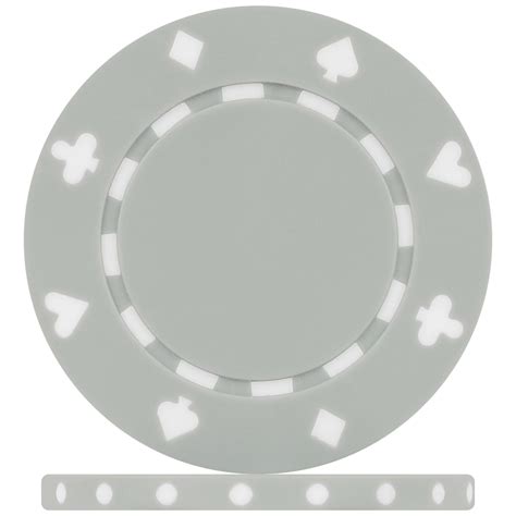 grey poker chip set